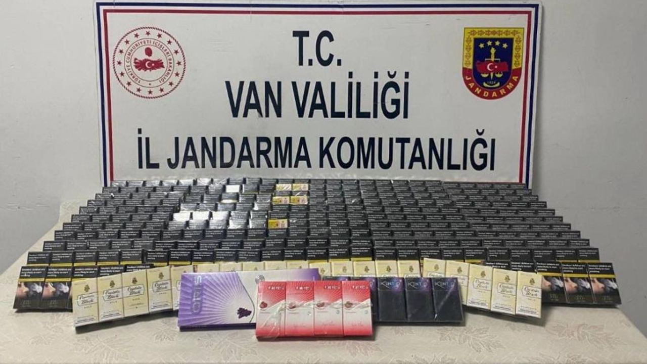 Van’da Kaçak Sigara Operasyonu
