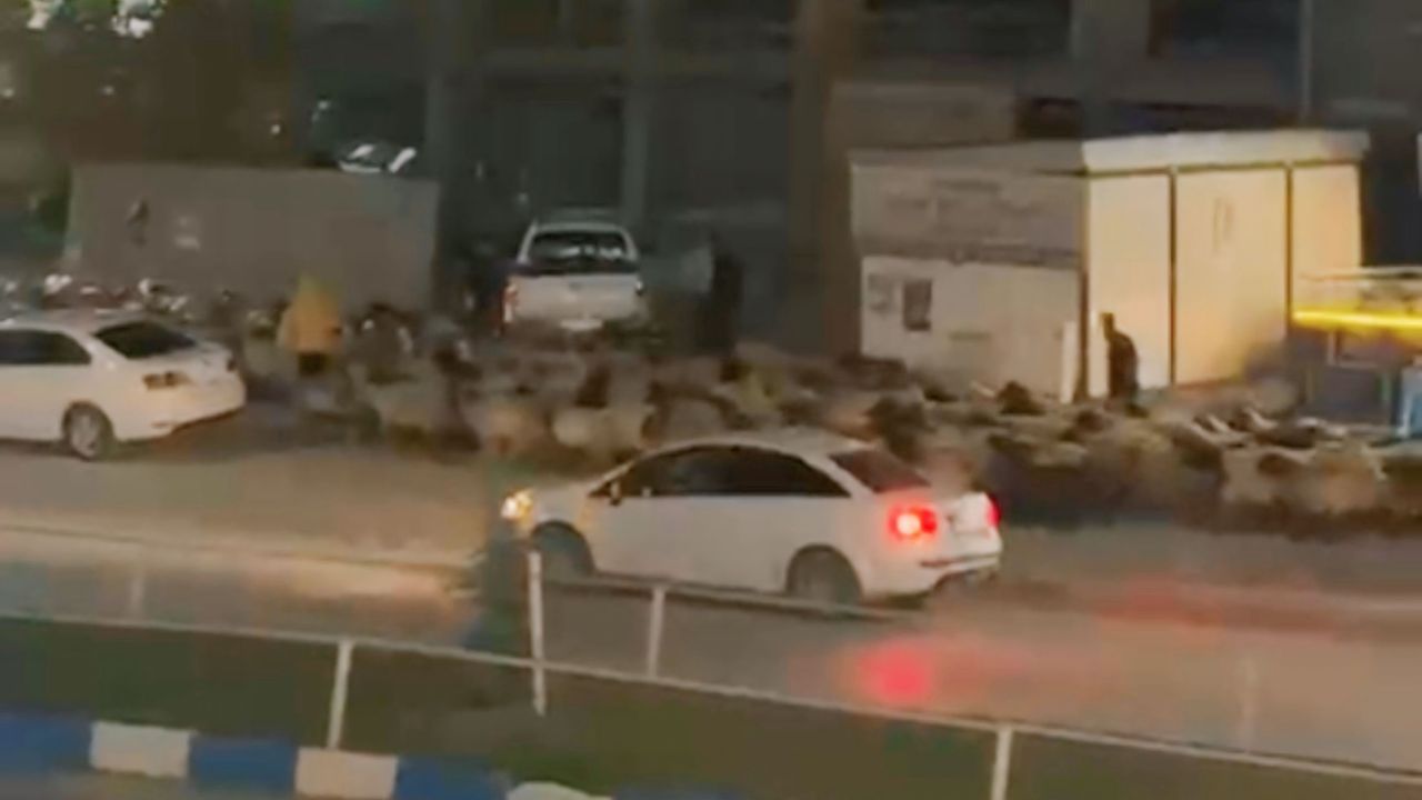 İpekyolu Caddesinde Alışılmadık Manzara