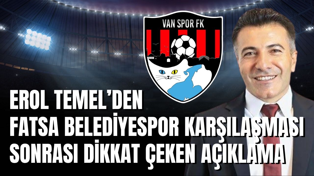 Erol Temel’den Fatsa Belediyespor Karşılaşması Sonrası Dikkat Çeken Açıklama