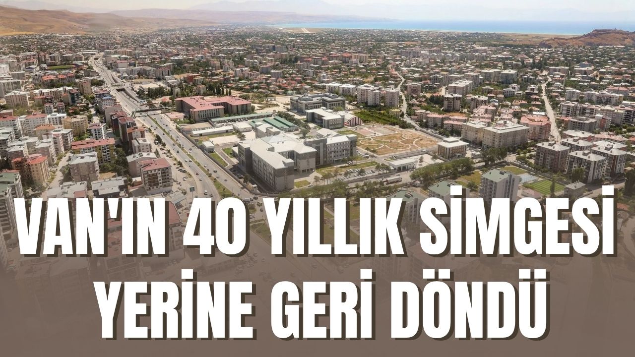 Van'ın Simgesi Haline Gelen "Sözler" Kitabı Maketi Yerine Döndü