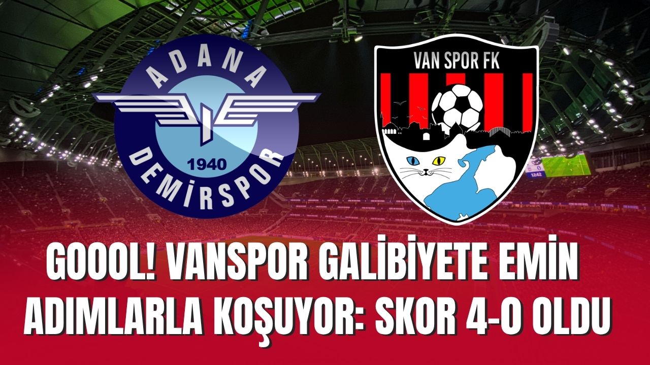 GOOOL! Vanspor Galibiyete Emin Adımlarla Koşuyor: Skor 4-0 Oldu