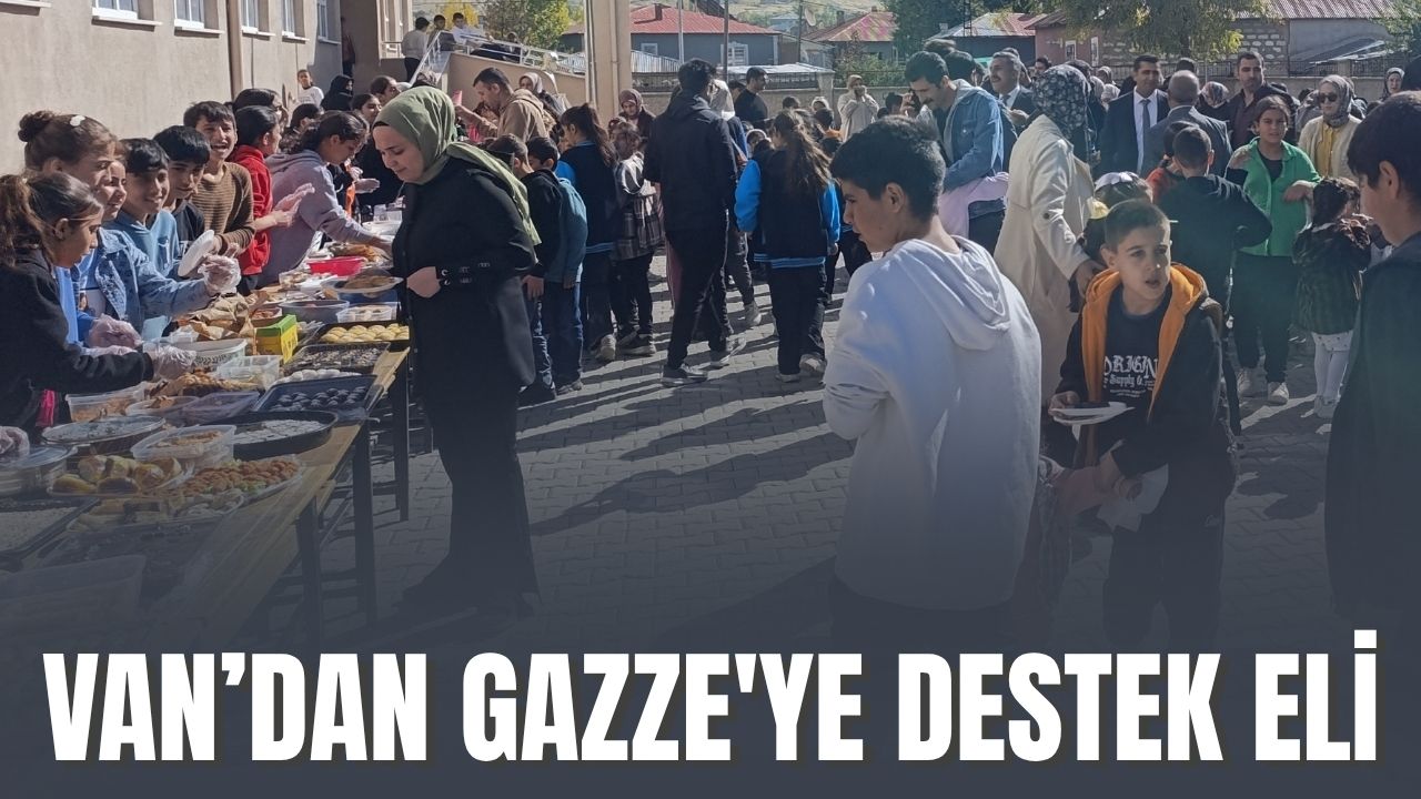 Van Muradiye'den Gazze'ye Destek Eli