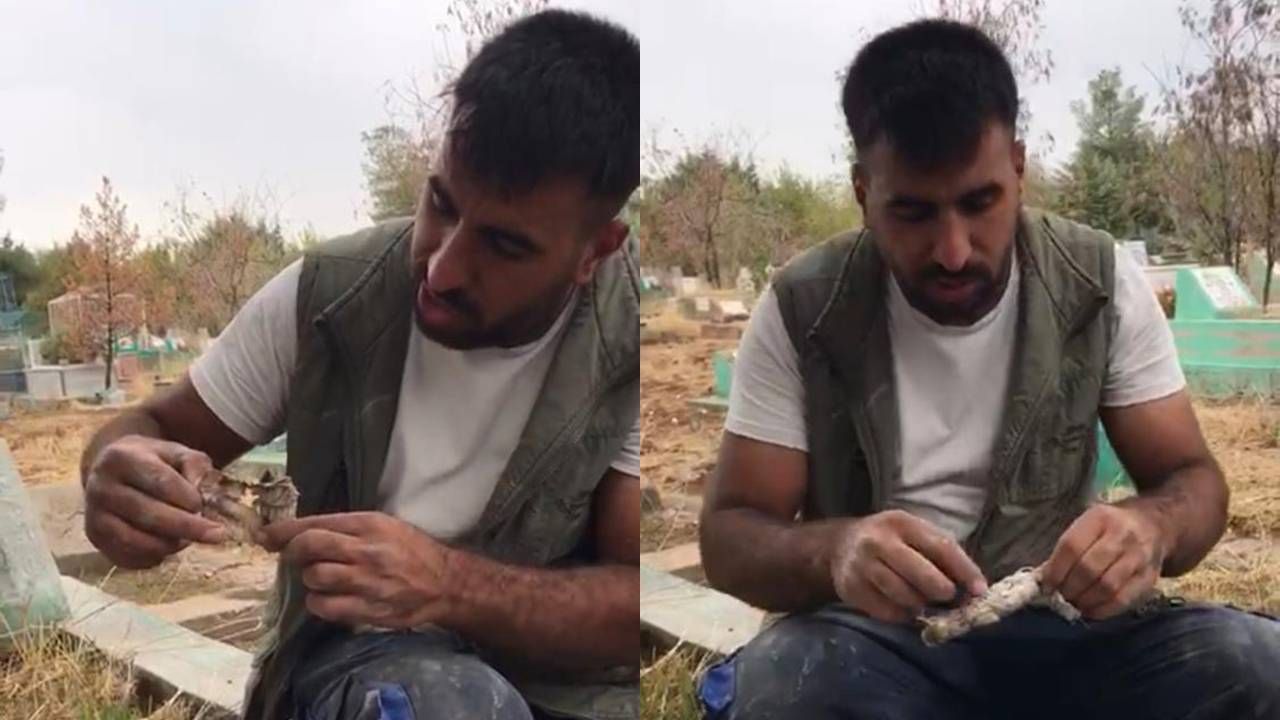 Diyarbakır'da Mezarlıktan Kefenlenmiş Oyuncak Bebek Çıktı!