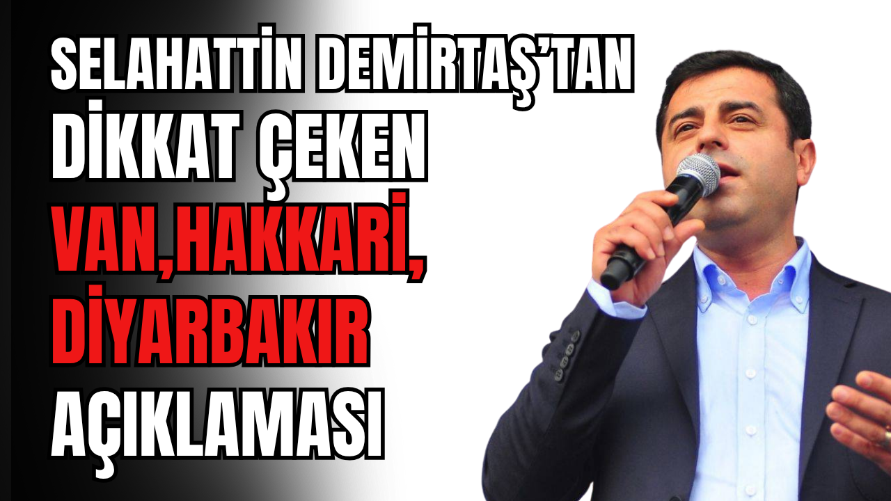 Demirtaş’tan tarihi çağrı: Barışın yolu Anıtkabir’den, Van'dan, Diyarbakır’dan, Çanakkale’den geçer!