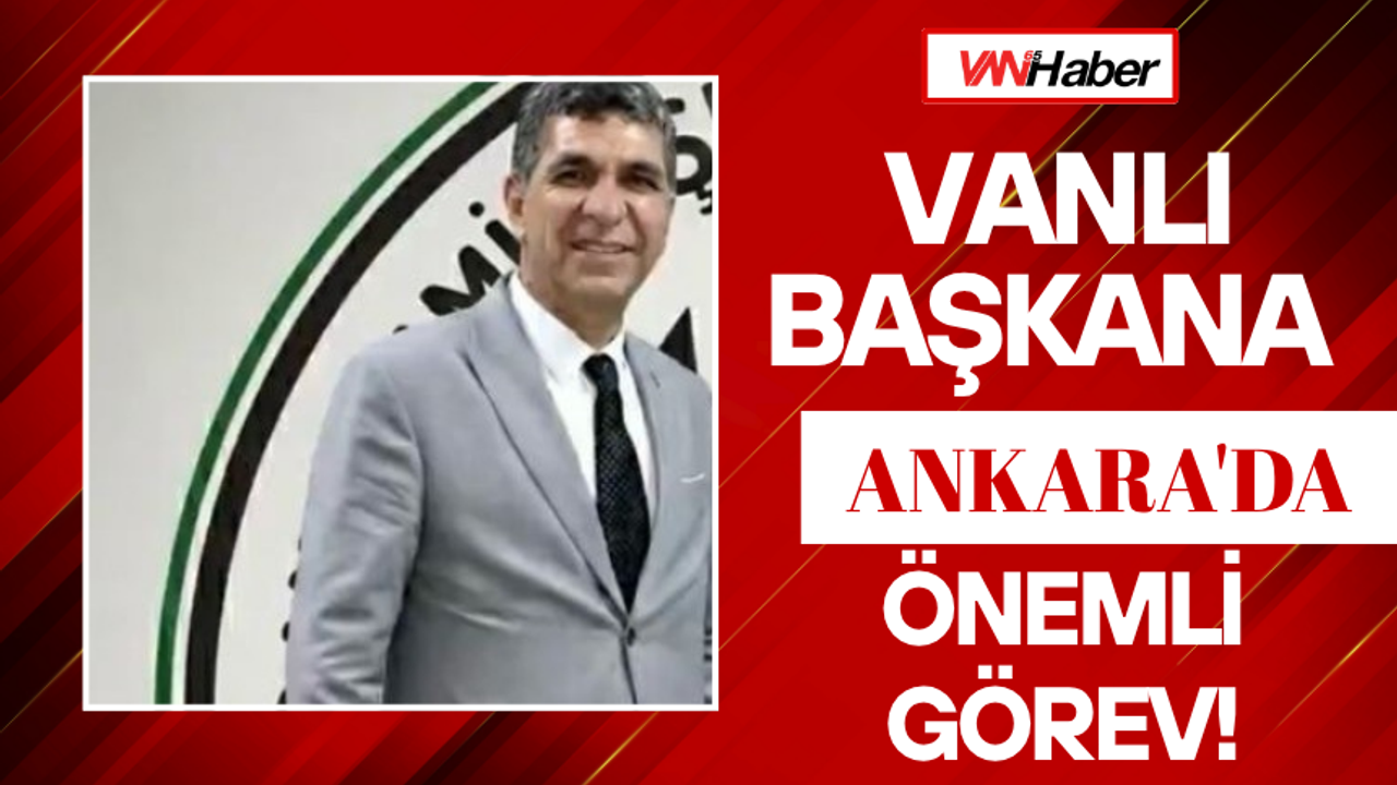 Ercişli Esnaf Başkanı Ankara’da Göreve Seçildi!