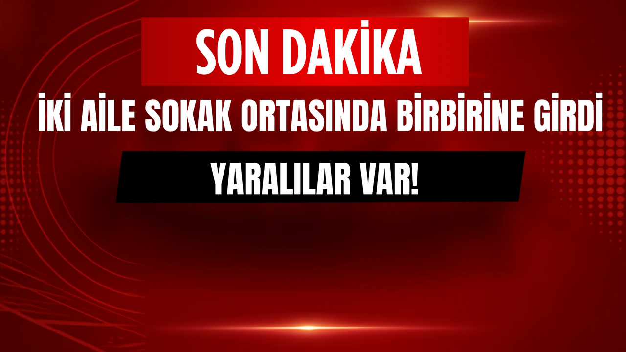Bitlis'te İki Aile Birbirine Girdi: Sokak Ortasında Kavga!