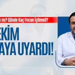 Van’da başhekimden kafein uyarısı