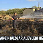 Van Muradiye’de Yangın! Rüzgâr Alevleri Hızla Yaydı