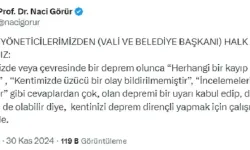 Naci Görür’den Belediye Başkanlarına uyarı: Bunu yapmayın!