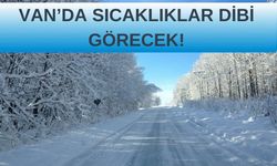 Van'da hava sıcaklıkları dibi görecek!