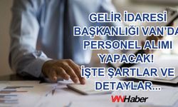 Gelir İdaresi Başkanlığı Van’da Personel Alımı Yapacak!