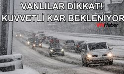 Meteoroloji'den Van İçin Çığ ve Kuvvetli Kar Uyarısı