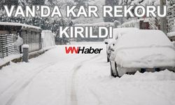 Van'da kar rekoru kırıldı!