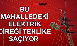 Bu mahalledeki elektrik direği tehlike saçıyor! Çocuklar tehlikede!