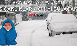 Van’da Hafta Boyu Sıcaklıklar -10°C’yi Bulacak