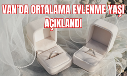 Van'da ortalama evlenme yaşı açıklandı!