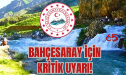 Bahçesaray Kaymakamlığı'ndan Uyarı!