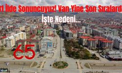 81 İlde Sonuncuyuz! Van Yine Son Sıralarda İşte Nedeni...