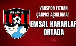Vanspor FK’dan TFF’ye çağrı: “Maçın kaldığı yerden oynatılması hukuken mümkün değil!”