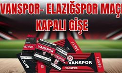 Vanspor Maçı Kapalı Gişe!