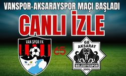 Vanspor-Aksarayspor Maçı Başladı  CANLI İZLE