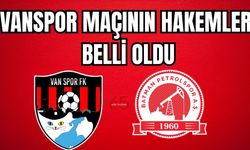 Hakemler Açıklandı, Final Ateşi Yandı! Vanspor-Batman Petrolspor Mücadelesi Başlıyor!