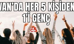 Van'da her 5 kişiden 1'i genç!