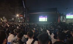 Van Kent Meydanı'nda Vanspor- Elazığspor maçı coşkusu!