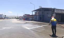 Van’da Oto Sanayi Yolları Yıkanıyor