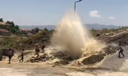 Su Borusu Patladı, Çocuklar İçin Serinlik ve Eğlenceye Dönüştü