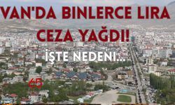 Van'da Binlerce Lira Ceza Yağdı! İşte Nedeni...
