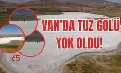 Van'daki Tuz Gölü Çöle Döndü
