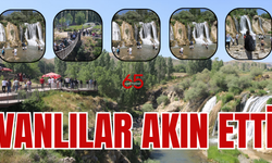 Hafta Sonu Vanlılar Muradiye Şelalesi’ne Akın Etti