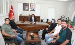 Basın Temsilcilerinden Kaymakam Dertlioğlu’na Ziyaret