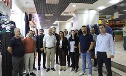 İpekyolu Belediyesi Eş Başkanı Uzunay Yeraltı Çarşısı Esnafını Ziyaret Etti