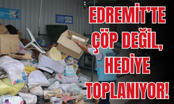 Edremit'te Son Bir Yılda 10 Ton Atık Doğaya Karışmadan Geri Dönüştürüldü