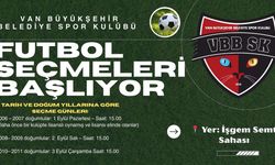 Vanlı sporcular dikkat! Büyükşehir Spor Kulübü Futbol Seçmeleri Başlıyor!