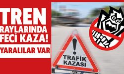 Tren Raylarında Feci Kaza! Elazığ’da Otomobil Takla Attı