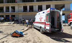 Erzurum'da inşaattan düşen işçi hayatını kaybetti