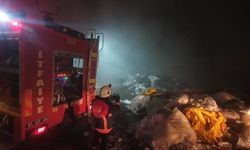 Van’da Çöp Toplama Merkezinde Yangın