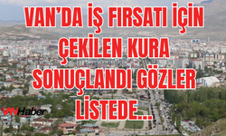 Erciş’te İş-Kur TYP Kura Çekimi Yapıldı: Asil ve Yedekler Belli Oldu!