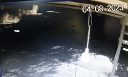 Sanayi Sitesinde Gece Yarısı Hırsızlık Girişimi Kamerada