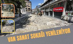 Van Sanat Sokağı'ndaki Yol ve Kaldırım Sorununa Müdahale