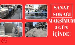 İpekyolu Belediyesi Sanat Sokağını Yeniliyor