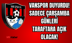 Vanspor’un Antrenman Takvimi Açıklandı!