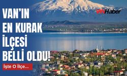 Van’ın En Kurak İlçesi Belli Oldu!