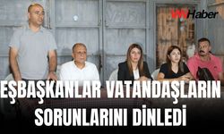 Eşbaşkanlar Vatandaşların Sorunlarını Dinledi