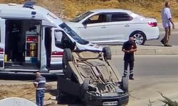 Otomobil Takla Attı! 1 Yaralı