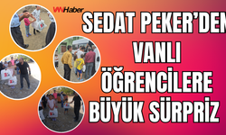 Sedat Peker'den Vanlı Çocuklara Yardım!