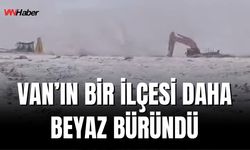 Van'ın Başkale İlçesi Beyaz Örtüyle Kaplandı